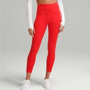 NWT Lululemon Wunder Train High-Rise Tight with Pockets 25"
